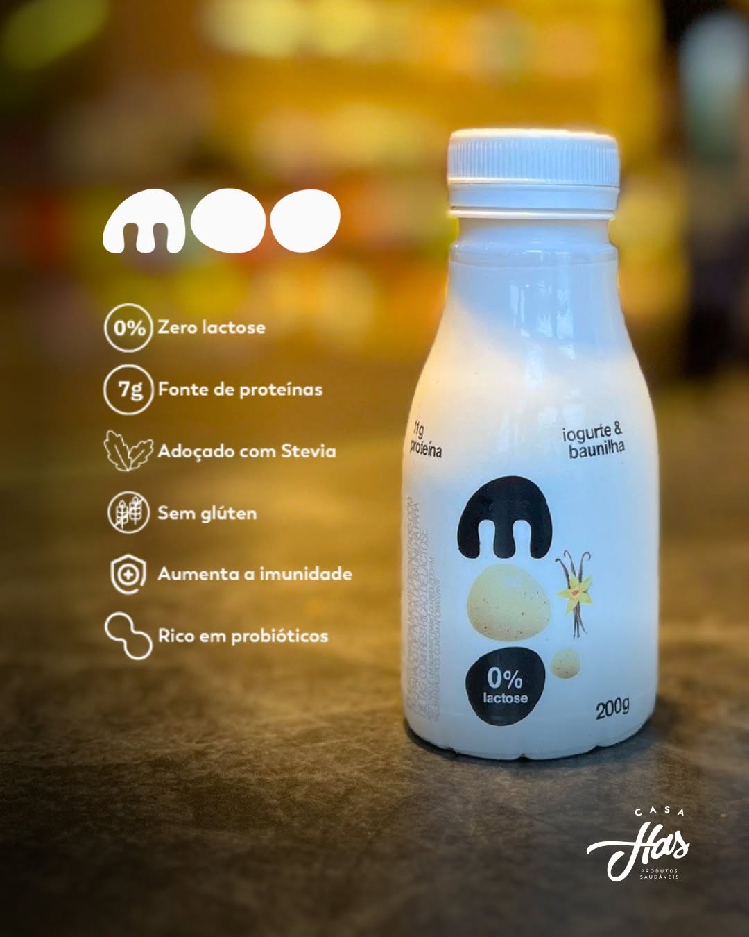 Moo Iogurte & Baunilha 200 g